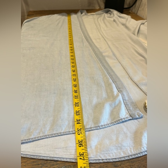 Draped Pale Blue Jacket – Azure Skies – S/M - Picture 6 of 11